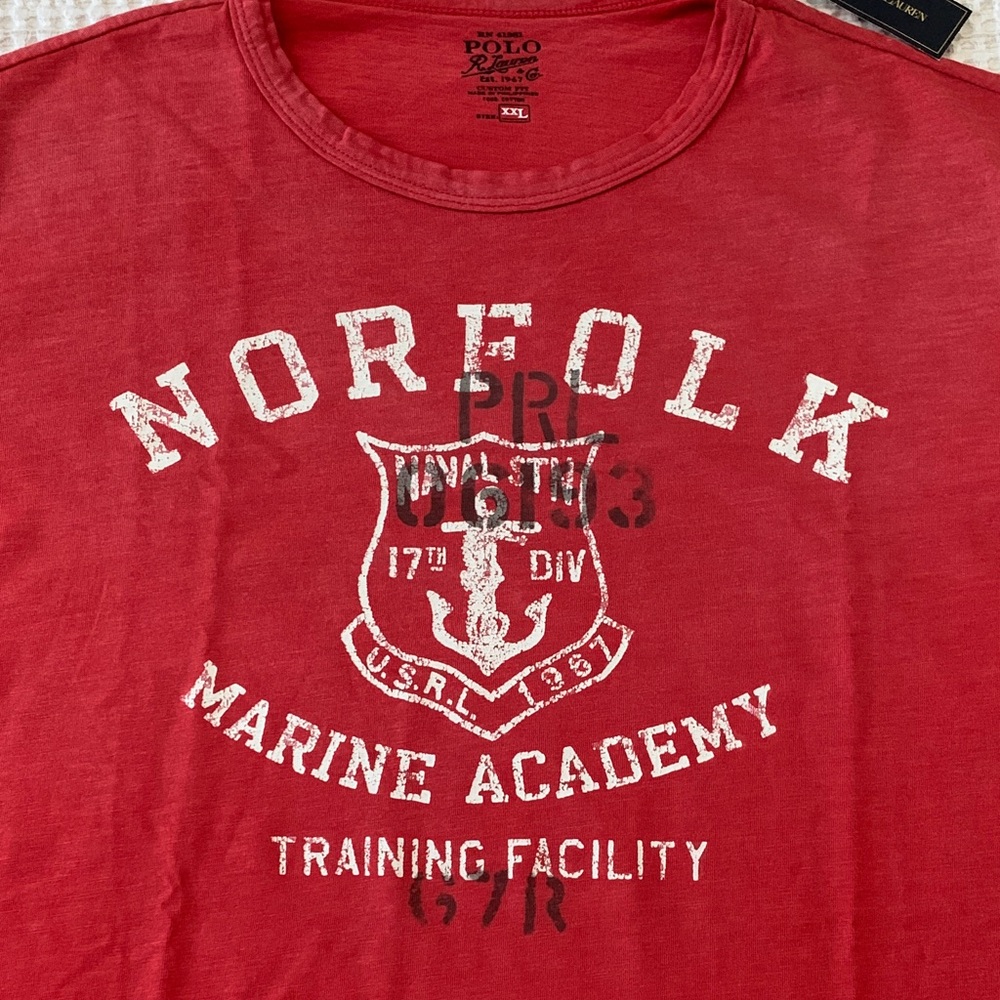 Polo by Ralph Lauren Red Norfolk Graphic Tee